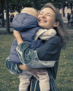 Карина Разумовская и ее сын Платон