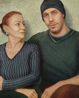 Портрет Тилля Линдеманна и его мамы