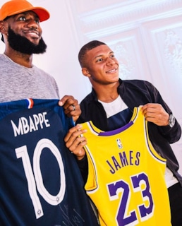 Килиан Мбаппе и Леброн Джеймс