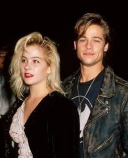 Кристина Эпплгейт и Брэд Питт