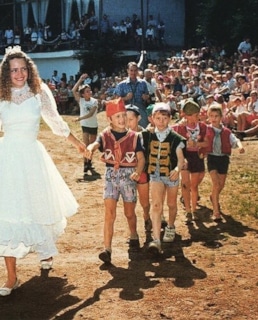 Анна Миклош в молодости