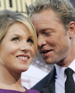 Кристина Эпплгейт и ее муж Мартин Ленобль