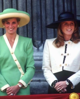 Сара Фергюсон и принцесса Диана
