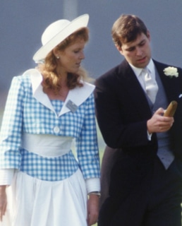 Сара Фергюсон и принц Эндрю в молодости