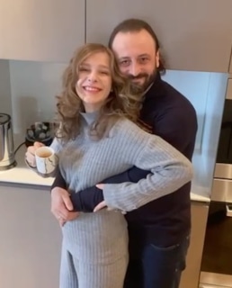 Илья Авербух и Лиза Арзамасова