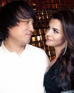 Сангаджи Тарбаев с женой Татьяной