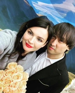 Сангаджи Тарбаев с женой Татьяной