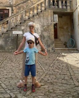 Юлия Беретта с сыном