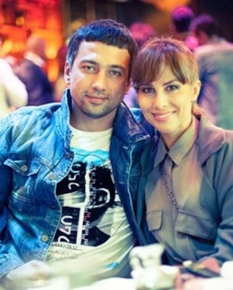 Юлия Беретта с бывшим мужем Владимиром Глебовым