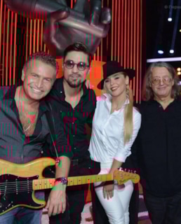 Александр Градский с наставниками шоу «Голос»