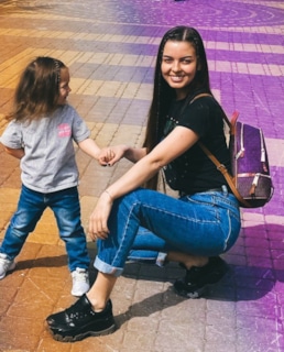 Луиза Шипулина с дочерью