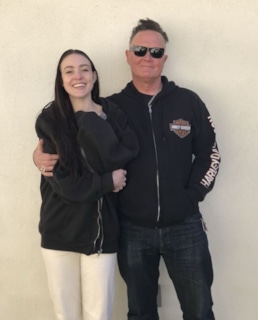 Роберт Патрик с дочерью