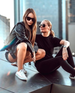 Саша Спилберг с мамой