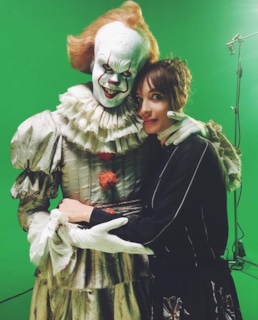 Алида Морберг и Билл Скарсгард в образе Пенивайза