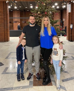 Алексей Самсонов с семьей