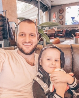 Алексей Самсонов с сыном