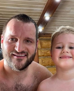 Алексей Самсонов с сыном