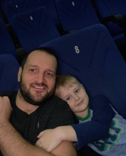 Алексей Самсонов с сыном