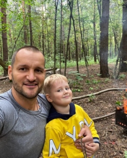 Алексей Самсонов с сыном