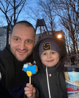 Алексей Самсонов с сыном