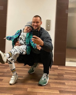 Алексей Самсонов с сыном