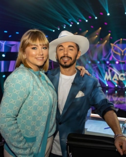 Тимур Родригез и Юлия Сумачева в шоу «Маска»