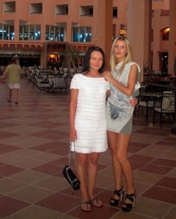 Кристина Лясковец с мамой