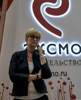 Татьяна Устинова на презентации издательства «Эксмо»