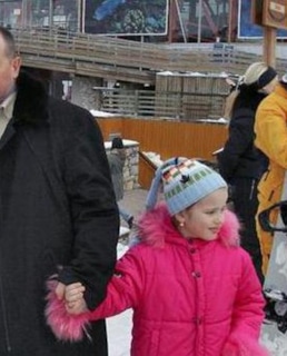 Владимир Лисин с дочерью