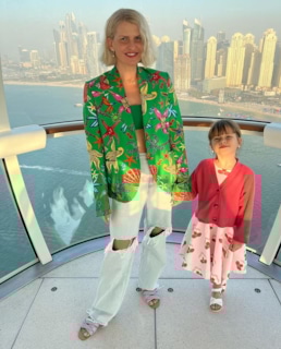 Полина Киценко с дочкой