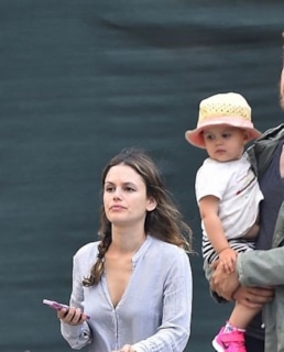 Хейден Кристенсен с Рэйчел Билсон и дочерью