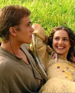 мХейден Кристенсен и Натали Портман