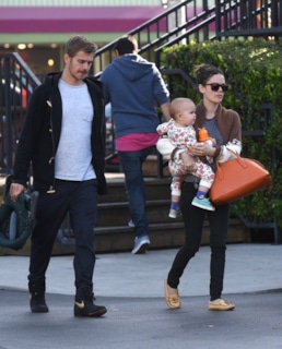 Хейден Кристенсен с Рэйчел Билсон и дочерью