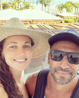 Ирина Шадрина с мужем