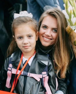 Екатерина Шепета (Екатерина Кещян) с дочерью