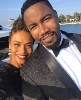 Майкл Джей Уайт с женой