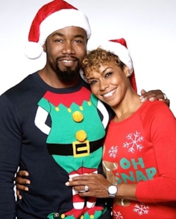 Майкл Джей Уайт с женой