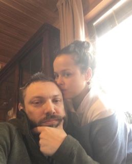 Александр Коптель с женой