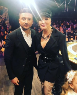 Певица Саша (Саша Градива) с Сергеем Лазаревым