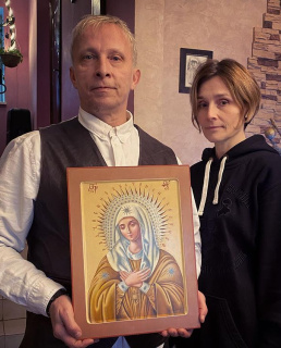 Оксана Арбузова с мужем