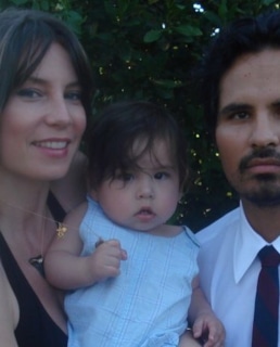 Майкл Пенья с семьей