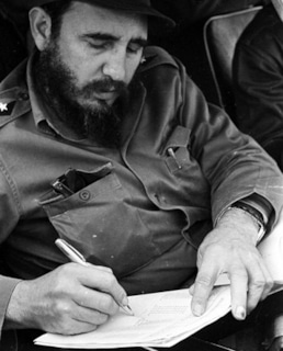 Фидель Кастро в молодости