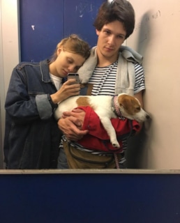 Кузьма Котрелев с женой