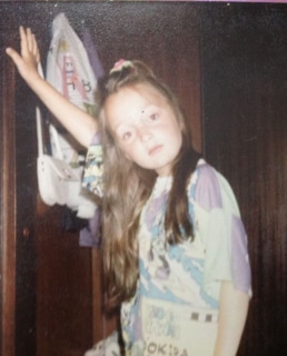 Ольга Изаксон в детстве