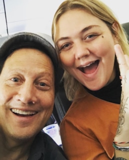 Роб Шнайдер с дочерью Элль Кинг