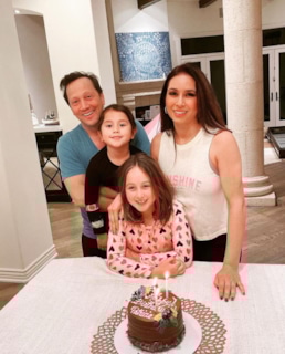 Роб Шнайдер с женой и детьми