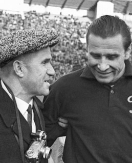 Алексей Хомич и Лев Яшин