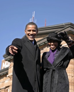 Барак Обама и Мишель Обама