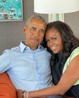 Барак Обама и Мишель Обама