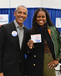 Барак Обама и Мишель Обама